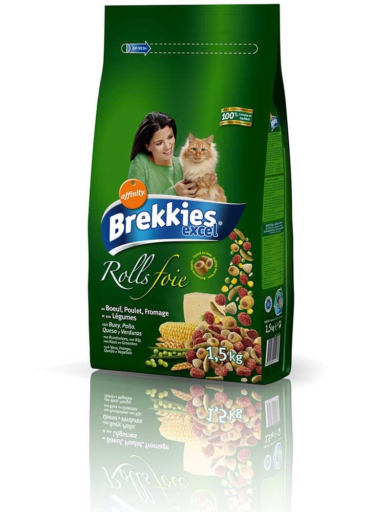 Brekkies Rolls Foie Hrana za mačke - Kolutići sa džigericom - pakovanje 20kg