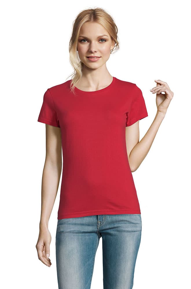 Sols Ženska pamučna majica Imperial Red veličina M 11502