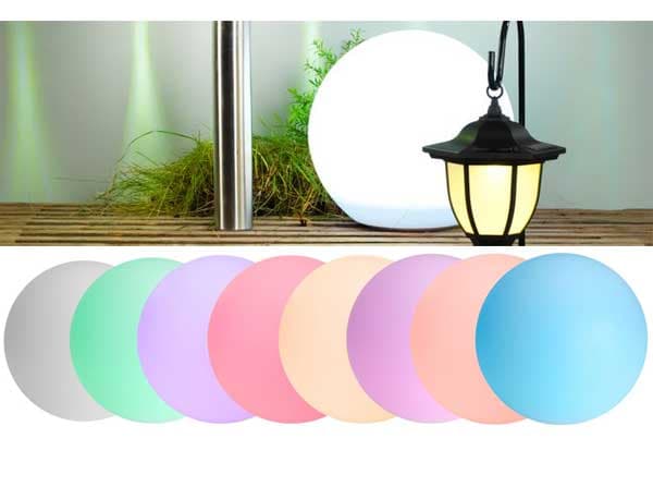 Solarna baštenska lampa koja menja boje Kugla 30cm