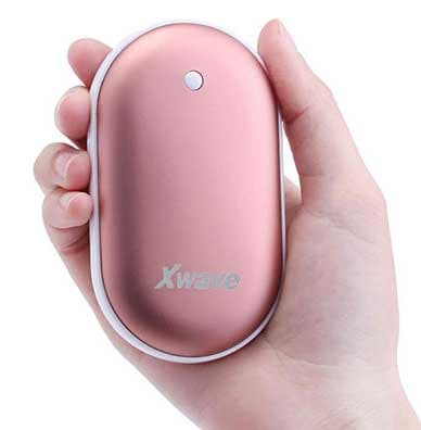 Xwave Powerbank Eksterna baterija 5200mAh Warm up 52 Rose Gold Sa grejačem ruku