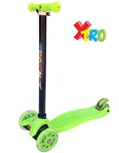 Dečiji trotinet sa tri točka X-Tro Green 780248