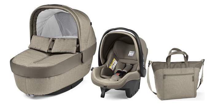 PEG-PEREGO Set modular korpa-autosedište-torba za mamu ELITE Cream