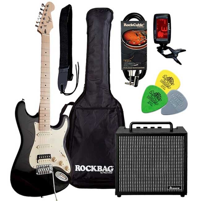 Gitarski paket Električna gitara sa pojačalom, futrolom i opremom Flight - Ibanez 4
