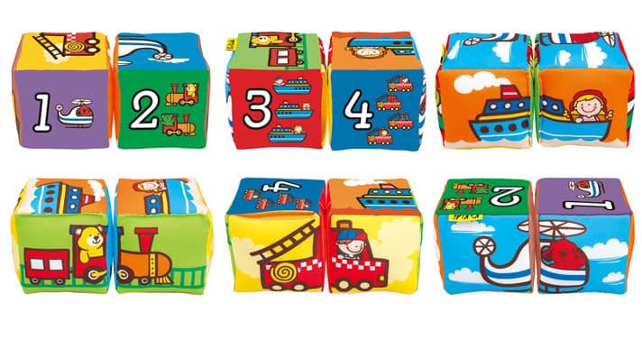 KSKIDS Kocke ŽIVOTINJE - Match and Sound Blocks - Vehicles - KA10756