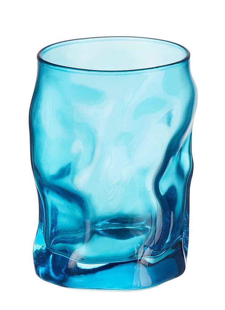 Bormioli Rocco čaša za vodu Sorgente acqua 30cl 3u1 Azurno plava 340420-588
