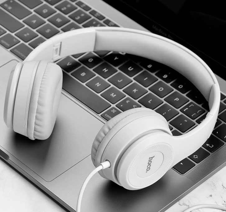 Slušalice sa mikrofonom Hoco W21 Graceful Charm Grey