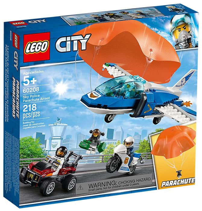 LEGO® City Kocke Policajci hapse lopove padobrance 60208
