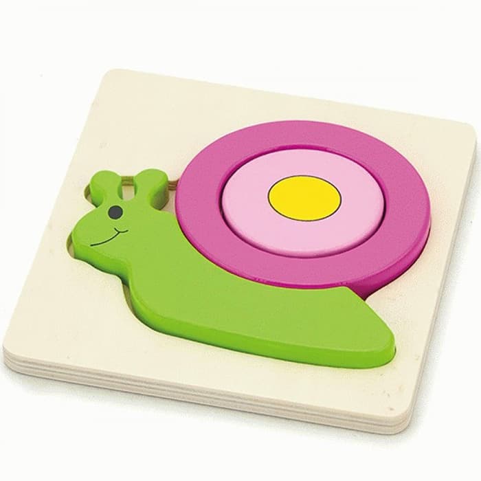 Drvena slagalica - puž