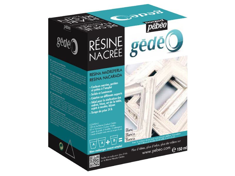 PEBEO Gedeo Pearl Resin - Biserna smola 150ml bela 667005
