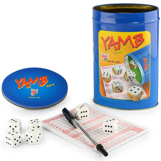 Društvena igra Yamb u limenci