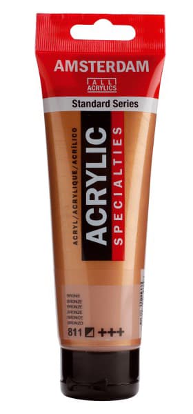 TALENS Amsterdam All Acrylics Standard Series - Specialties - Akrilna boja Bronze 811 120ml 680811