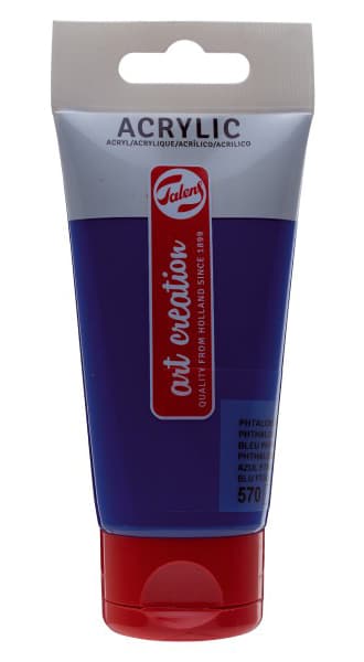 TALENS Art Creation Acrylic Colour Tube - Akrilna boja Phthalo Blue 570 75ml 692570