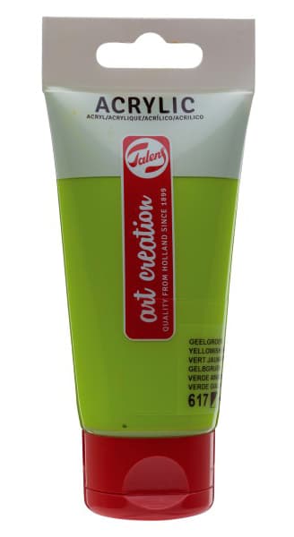 TALENS Art Creation Acrylic Colour Tube - Akrilna boja Yellowish Green 617 75ml 692617
