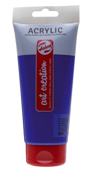 TALENS Art Creation Acrylic Colour Tube - Akrilna boja Ultramarine 504 200ml 693504