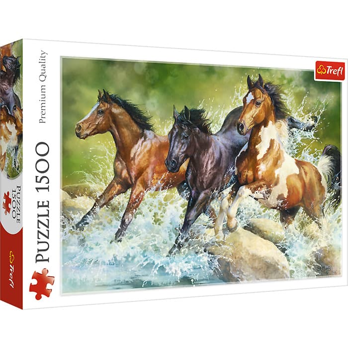 Trefl puzzle Divlji konji 1500 delova