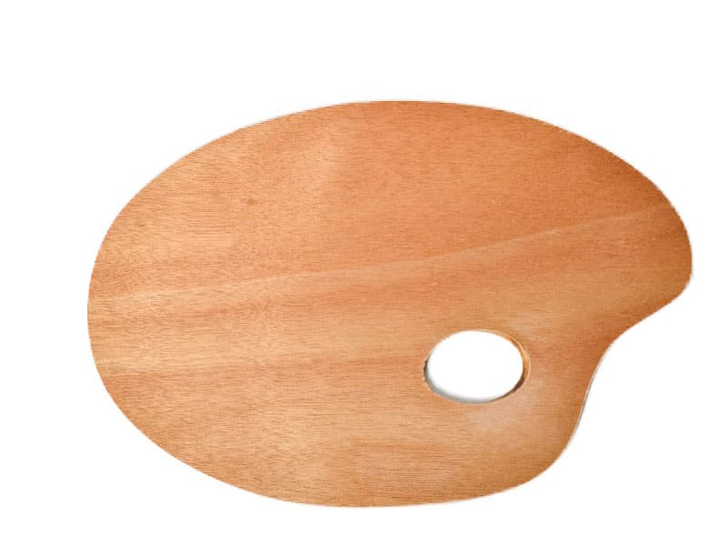 POP ABLE Slikarska paleta - drvena - oval A 20 x 30cm 617022