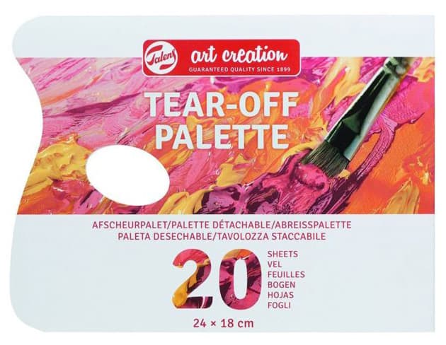 TALENS Art Creation Tear-Off Palette - Papirna paleta 20 listova 24 x 18 cm 699219
