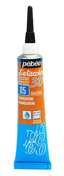 PEBEO Setacolor 3D - Gloss Effect - Reljefna boja za tekstil Mandarin 20ml 664652