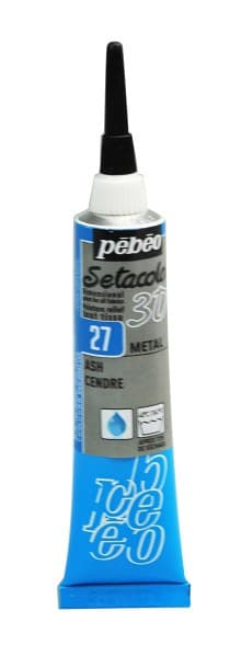 PEBEO Setacolor 3D - Metal Effect - Reljefna boja za tekstil Ash 20ml 664662