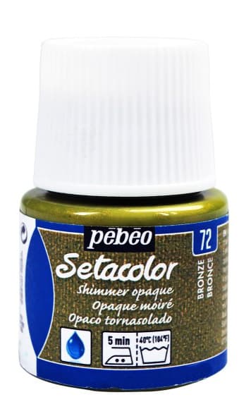 PEBEO Setacolor - Shimmer Opaque - Pokrivna boja za tekstil 45ml BRONZE 664148