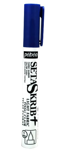 PEBEO Setaskrib+ Marker za tekstil 1mm za svetle tkanine PLAVA 664206