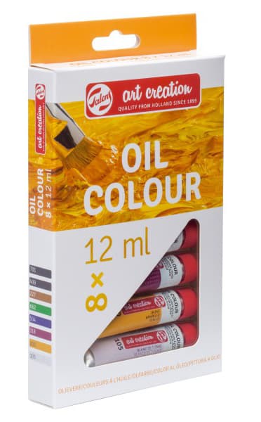 TALENS Art Creation Oil Colour Set - Komplet uljanih boja 8x12ml 699108
