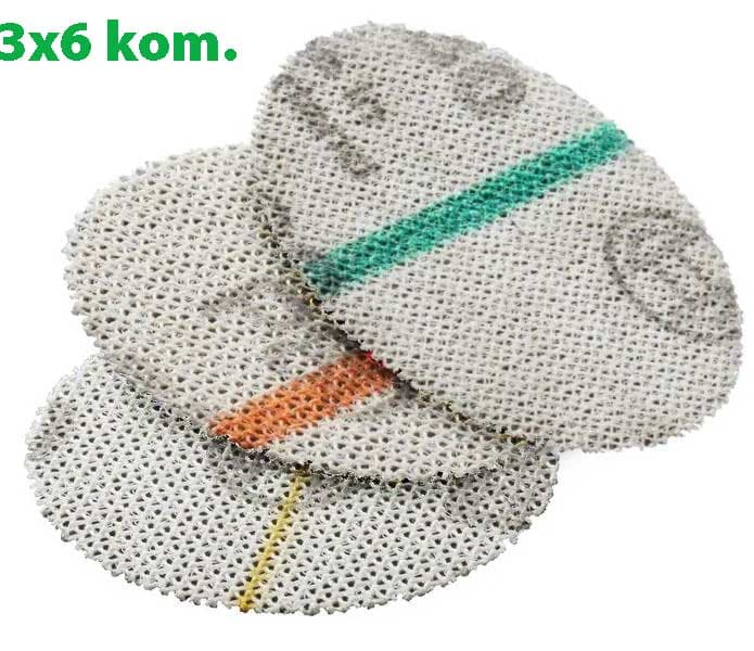 Bosch Brusne mreže različite granulacije za alat EasyCurvSander 12 18 kom. 40 mm