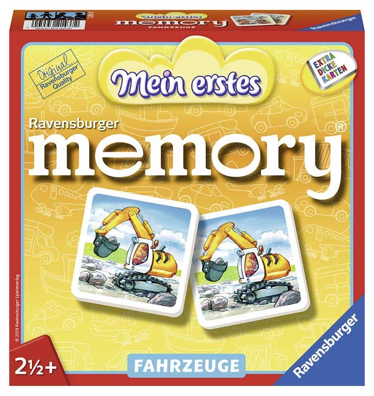 Društvena igra Moja prva memorija - Vozila - Ravensburger 21437