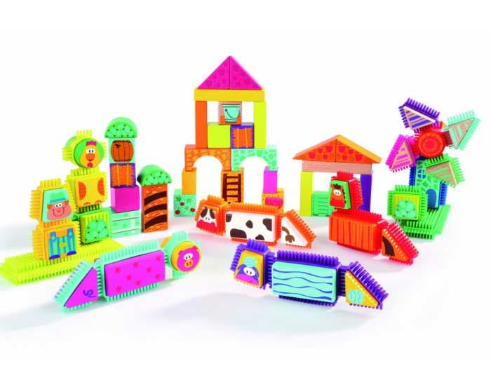 Top Bright Drveni blokovi za igru Farma