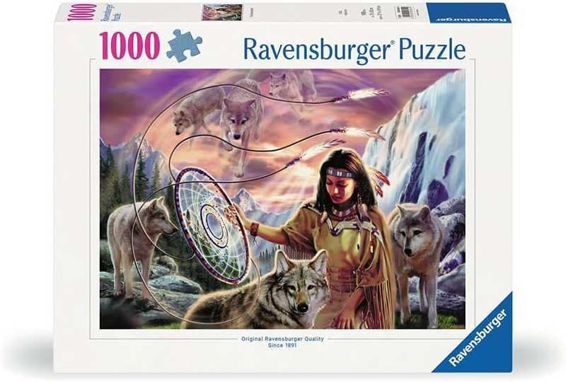 Puzzle slagalica 1000 delova Indijanka i hvatač snova Ravensburger 12000624