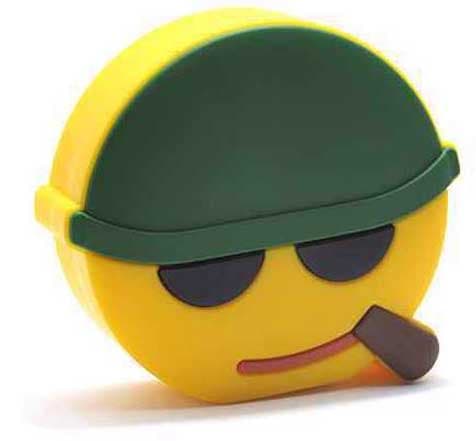 Power Bank Eksterna baterija 2200 mAh Emoji Cool Yellow