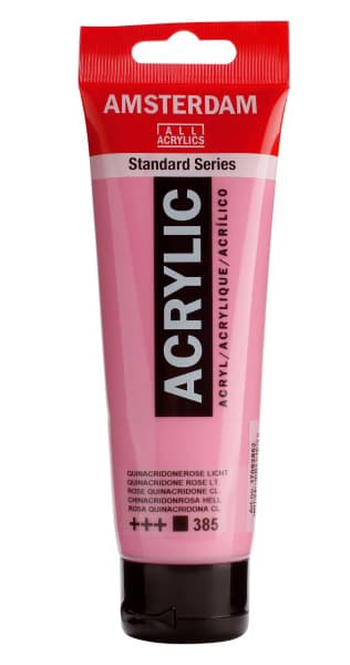 TALENS Amsterdam Akrilna boja - Akrilik - Svetla Quinacridone roze 120ml 680385