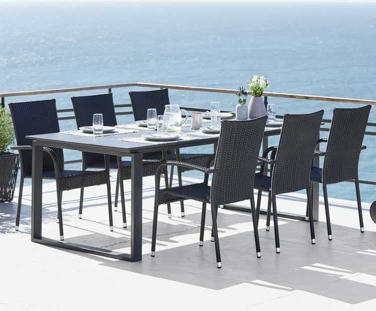 Baštenska garnitura Sierra Plus Sto i šest stolica