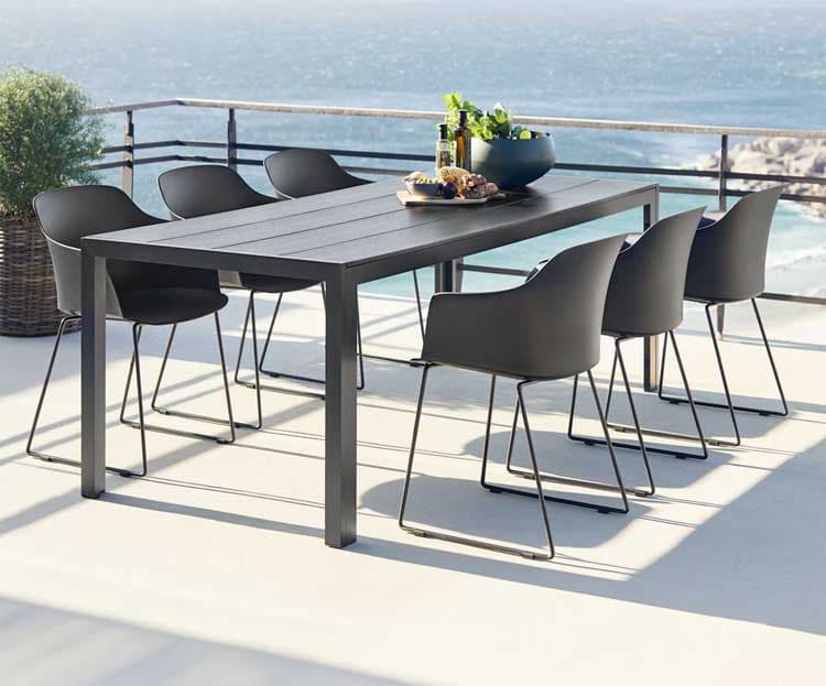 Baštenska garnitura Mirval Plus Sto i šest stolica