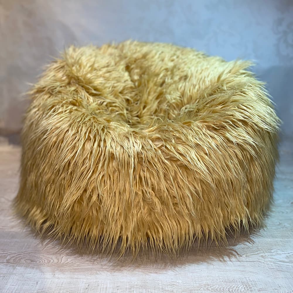 Lazy bag fotelja Gold Čupavac