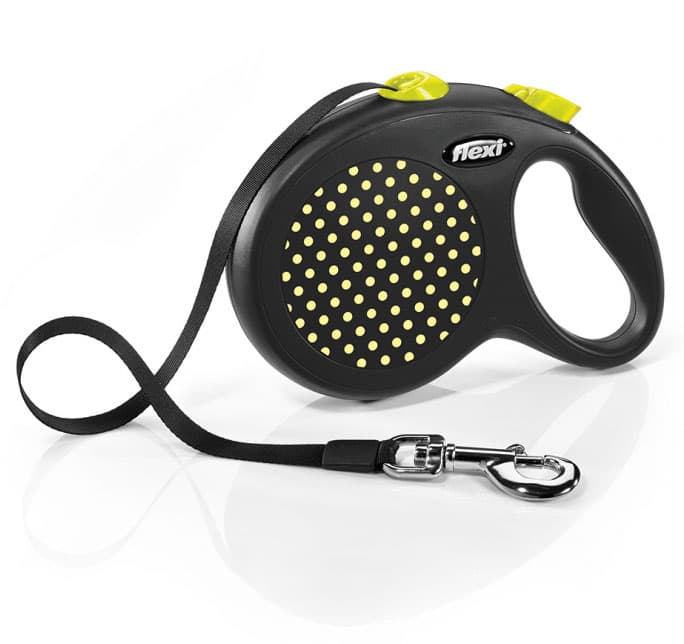 Flexi Povodac za pse Design L Tape 5m Yellow