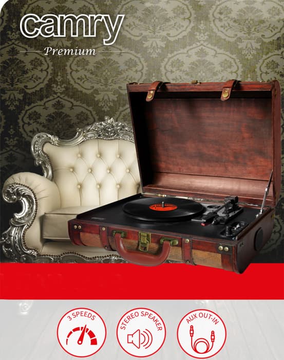 Gramofon u koferu Vintage Style Camry CR 1149