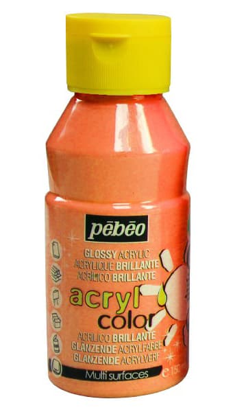 PEBEO Acrylcolor - Akrilne boje za decu ORANŽ 150ml 668104