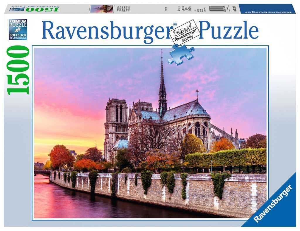 Puzzle Slagalica 1500 delova Piktoreskna crkva Notr Dam Ravensburger