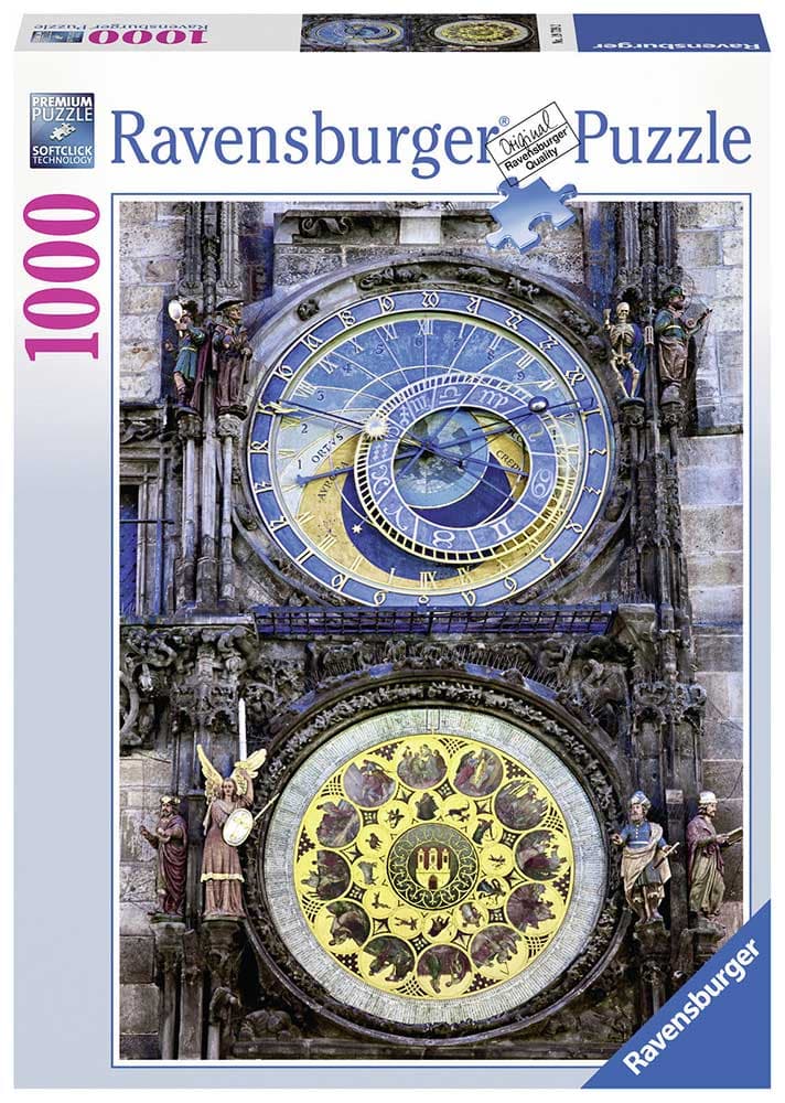 Puzzle Slagalica 1000 delova Astronomski sat u Pragu Ravensburger 19739