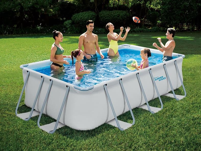 Bazen sa metalnim ramom 4x2x1m Elite Summer Waves sa skimer filter pumpom SFX600 + RX600