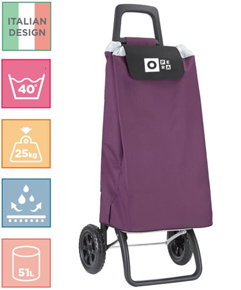 Kolica za pijacu i kupovinu Opera Metropolitan Violet