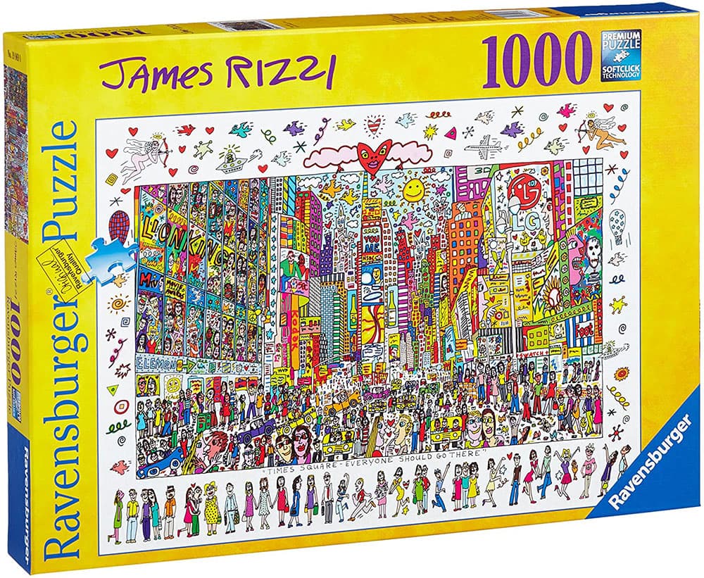 Ravensburger Puzzle 1000 delova James Rizzi - Times Square 19069