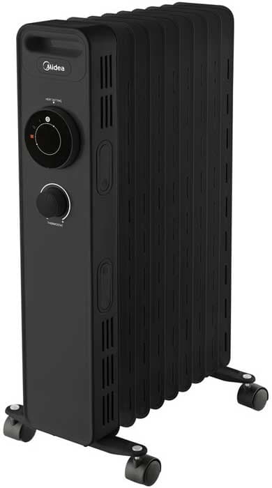 Uljani radijator sa 9 rebara Midea NY2009-20M Crni