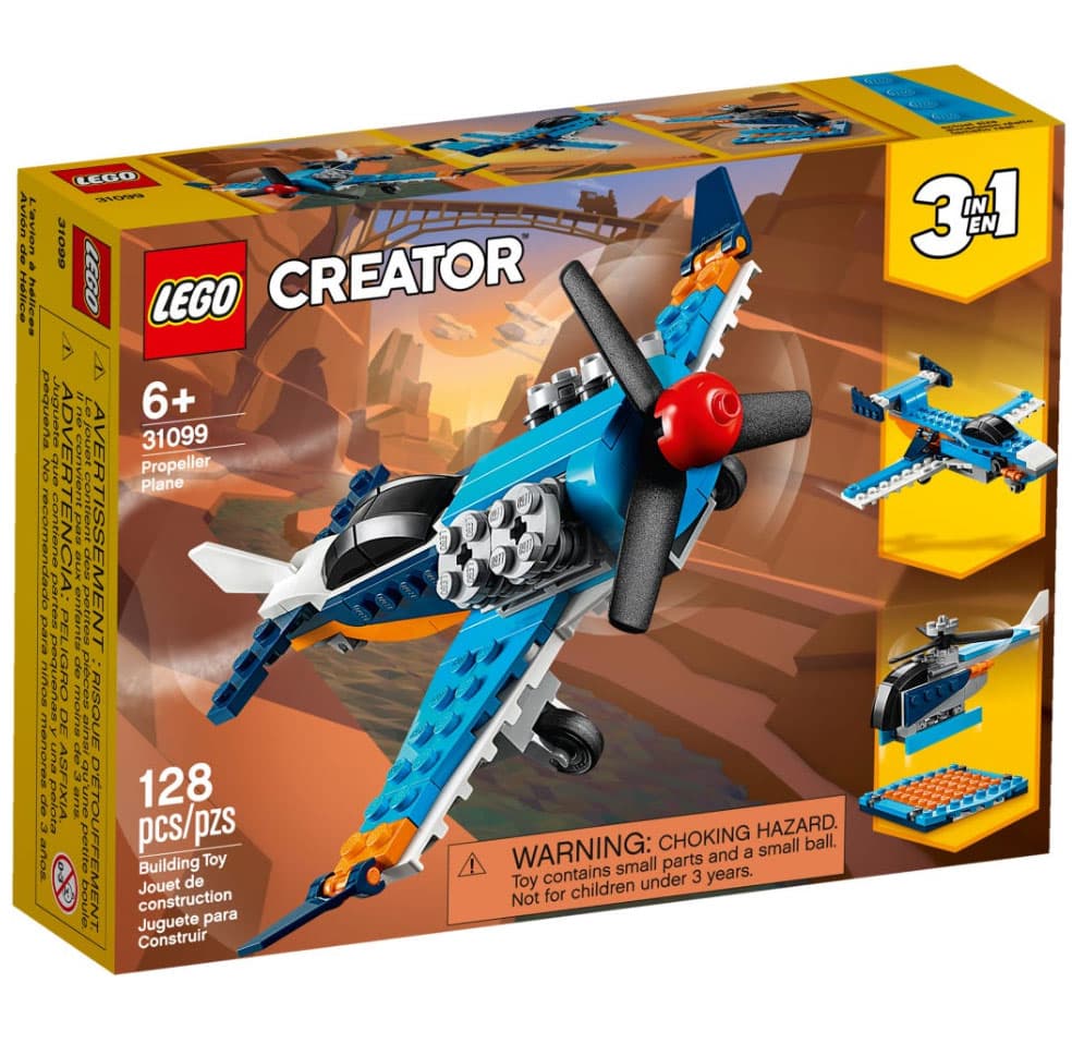 LEGO® Creator Kocke 3u1 Avion propelerac 31099