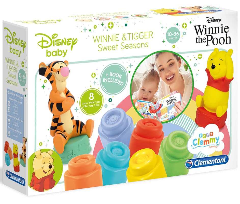 Clementoni Clemmy Gumene kocke Winnie The Pooh 17285