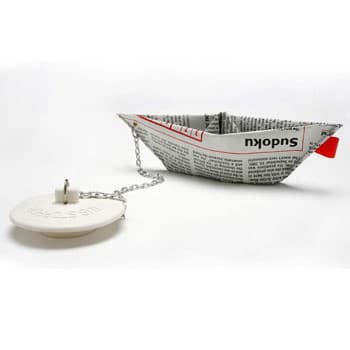 MonkeyBusiness Zapušač za kadu Brodić od novina