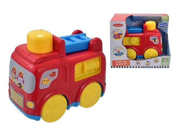 INFUNBEBE igračka za bebe vatrogasno vozilo sa aktivnostima 12M+