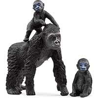 Kliknite za detalje - Schleich® Figure Divlje životinje Porodica gorila 42601