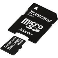 Micro SDHC Kartica Transcend 32GB w/SD adapter TS32GUSDHC10